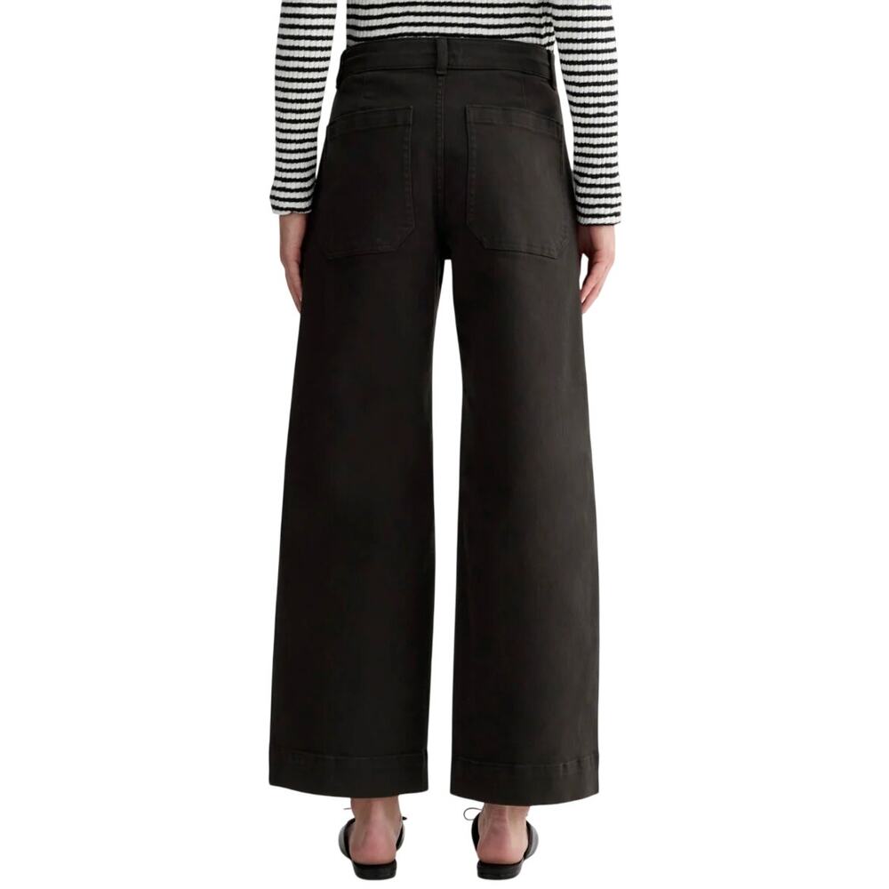 Everlane The Utility High Rise Wide-Leg Pants in Black size 12R NWOT - Picture 7 of 8